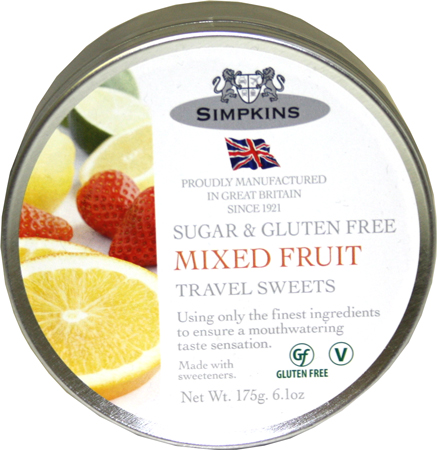 Unbranded Simpkins Mixed Fruit Travel Sweets 175g
