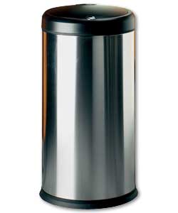 Simplehuman 40 Litre Round Soft Touch Brushed Steel Bin
