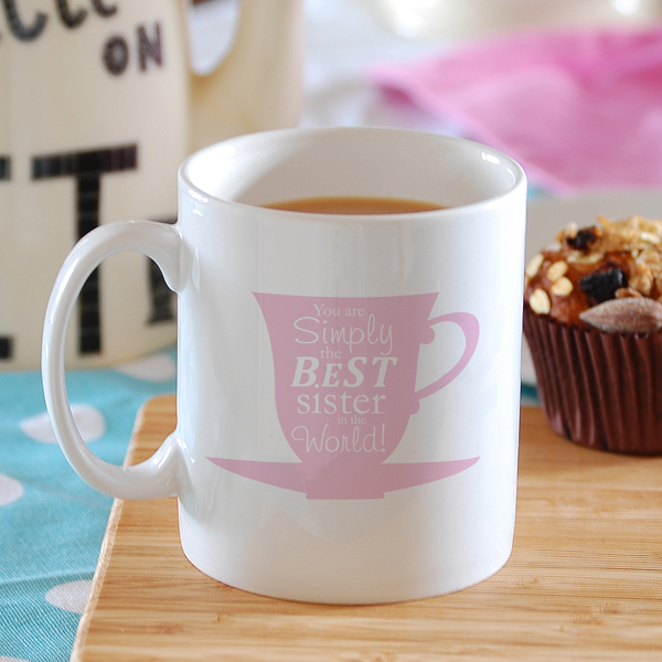 Unbranded Simply the Best Tea Cup Design Personalised Mug
