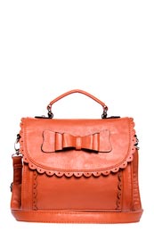 Unbranded Sinead Cut Work Bow Detail Box Bag