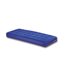 Soft flocked cover vinyl air bed with tubular cell