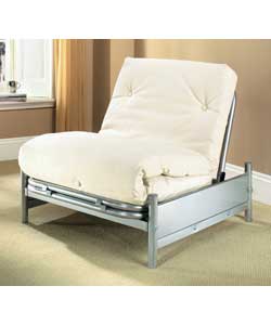 Single Metal Futon - Natural