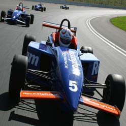 Single Seater on an Oval Course