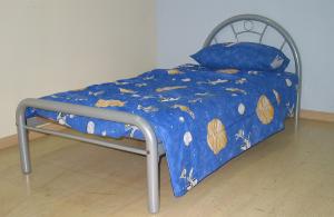 Single Silver 3ft Bedstead. FREE MATTRESS!!!