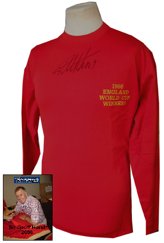 Unbranded Sir Geoff Hurst signed 1966 Special Edition shirt