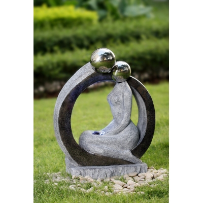 Unbranded Sitting Lady Water Feature