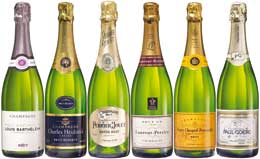 Six Top-rated Champagnes - Mixed case