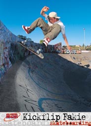Skateboard - Klipflip Fakie Keyring
