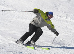 Unbranded Ski-ing session