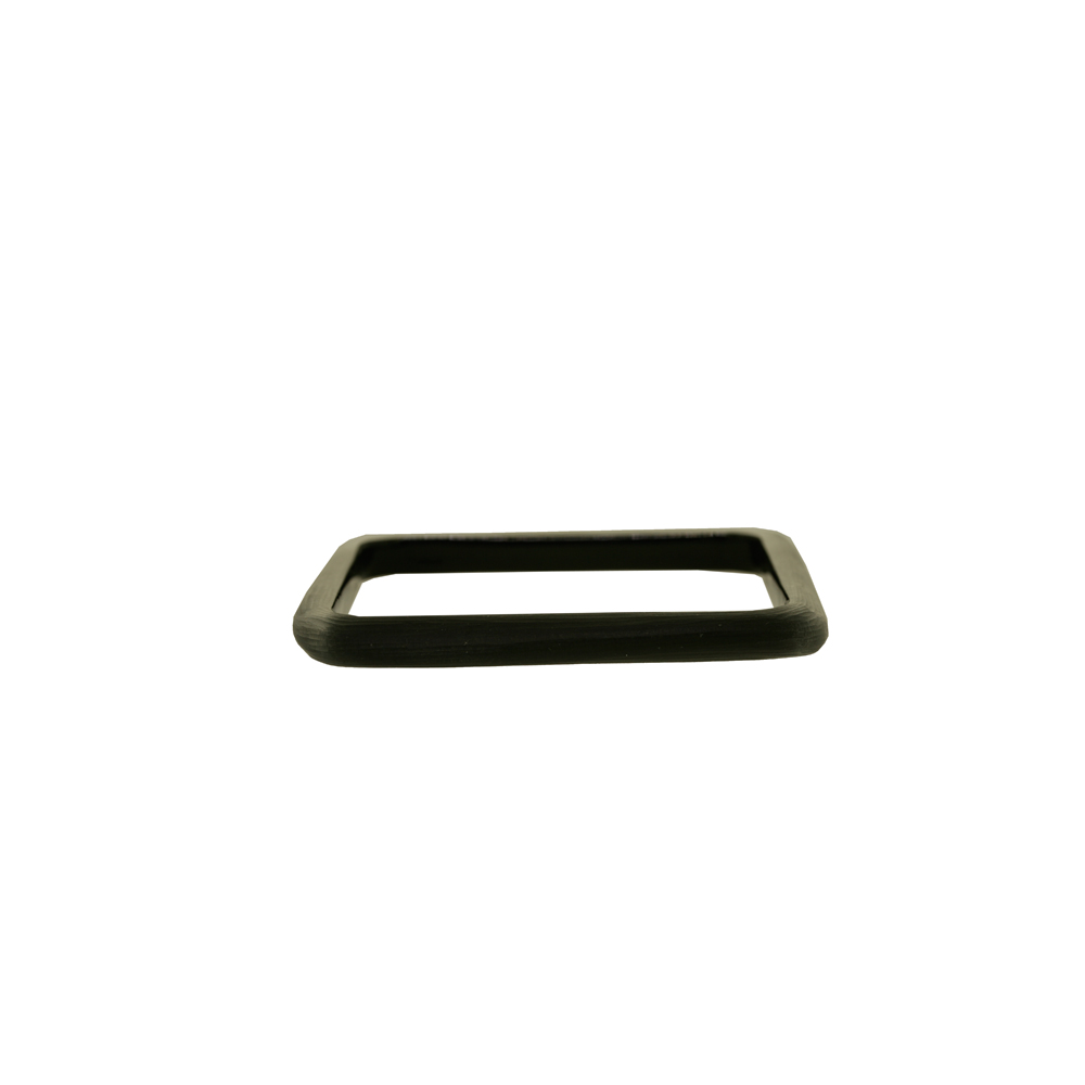 Unbranded Skinny Square Lucite Bangle - Black
