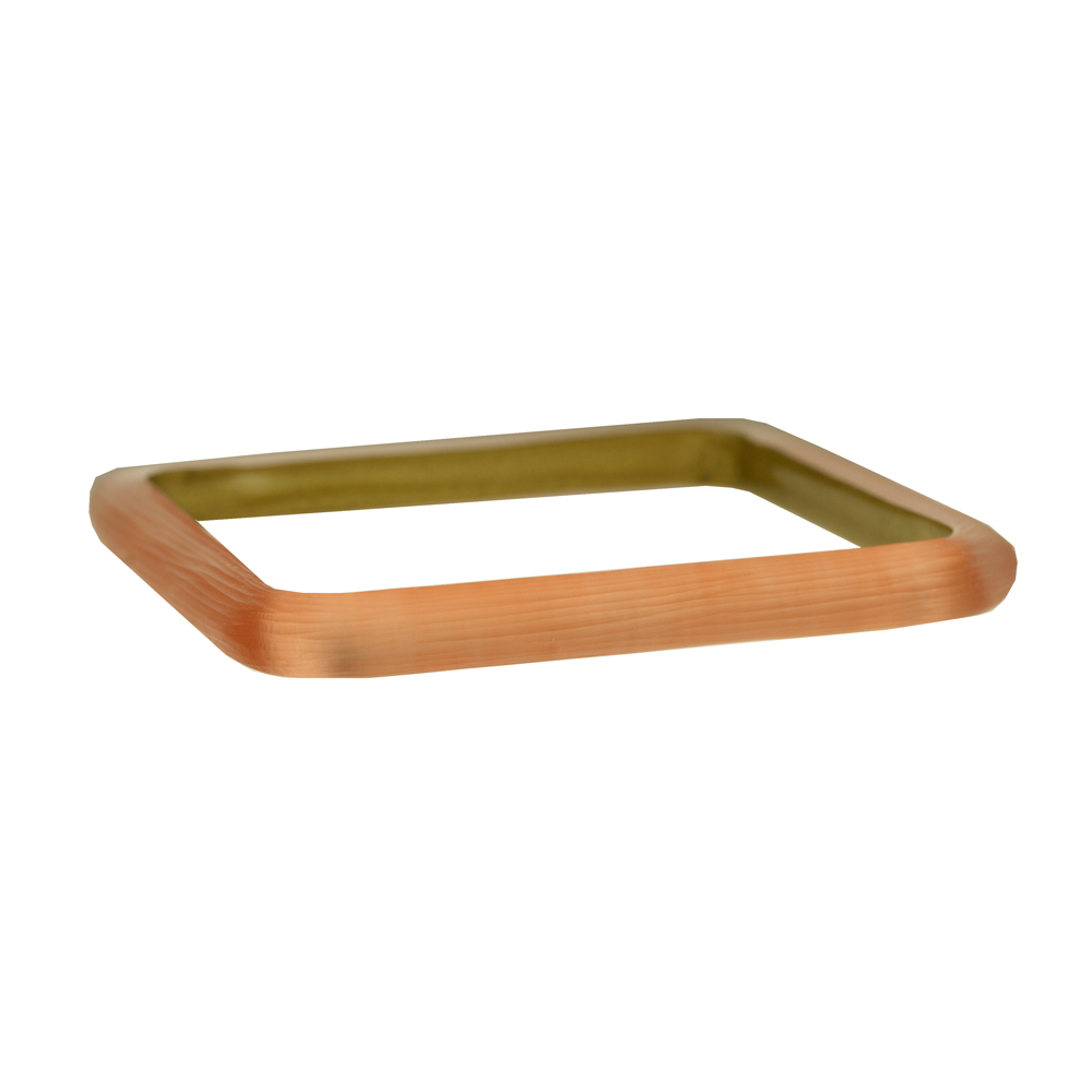 Unbranded Skinny Square Lucite Bangle - Peach