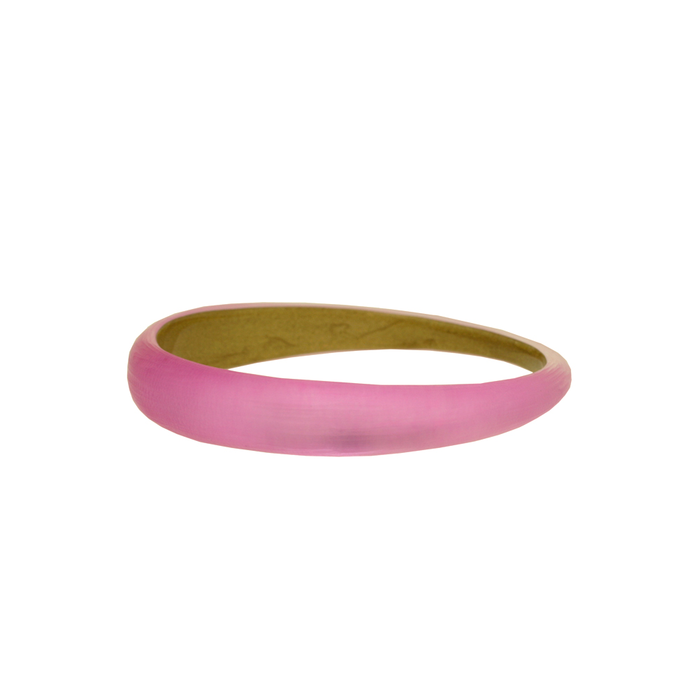 Unbranded Skinny Tapered Bangle - Fuchsia