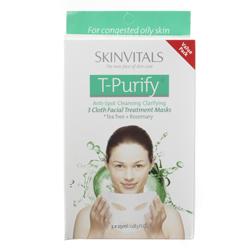 Unbranded SkinVitals T-Purify Facial Treatment Masks