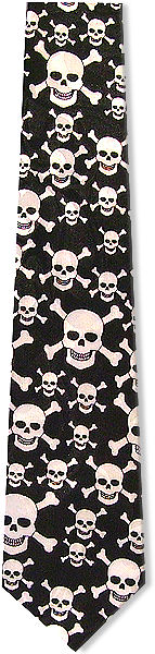 Unbranded Skull Tie
