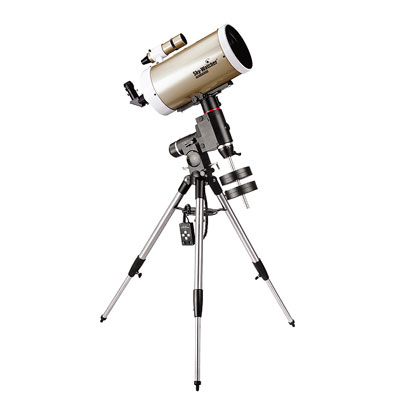 A high quality PRO-series 180mm (7 inch) f/15 motorised Maksutov-Cassegrain Telescope with HEQ5 SYNT