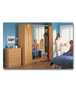 Skyline 4 Door Wardrobe