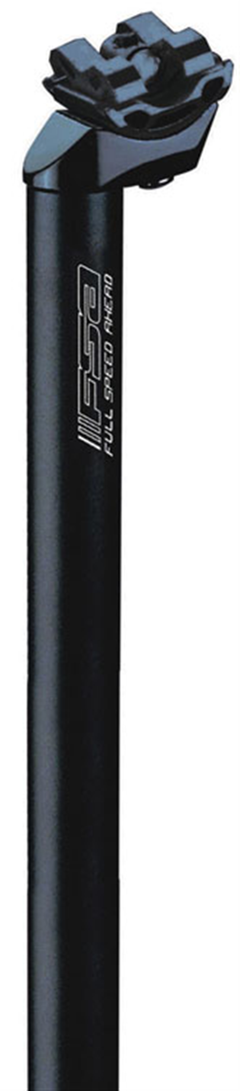 2 piece alloy 6061 shaft and forged alloy head.  Set back 1 bolt NANO-PROTM adjust saddle clamp for