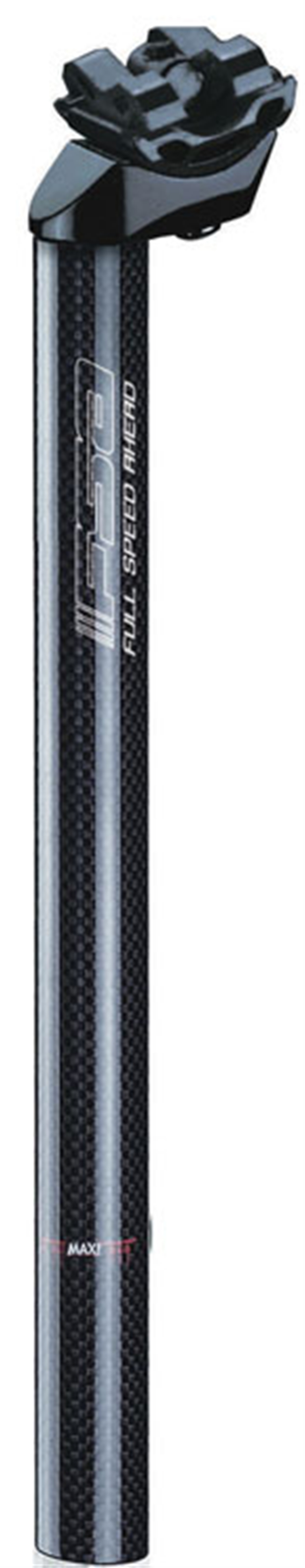 2 piece carbon shaft and forged alloy head. Set back 1 bolt NANO-PROTM adjust saddle clamp for