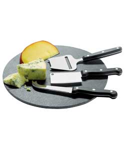 Unbranded Slate Cheese Board Set