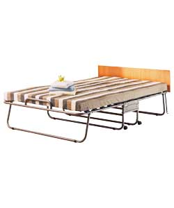Unbranded Slatted Metal Deluxe Double Guest Bed