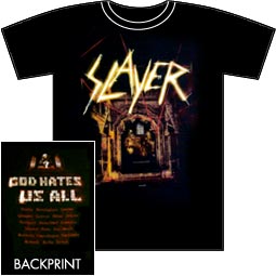 slayer - god hates us all t shirt