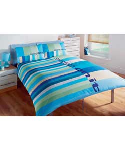 Sleepy Time Double Duvet Cover Set - Blue