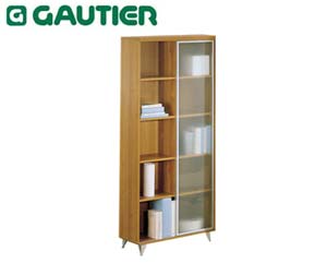 Sliding door bookcase