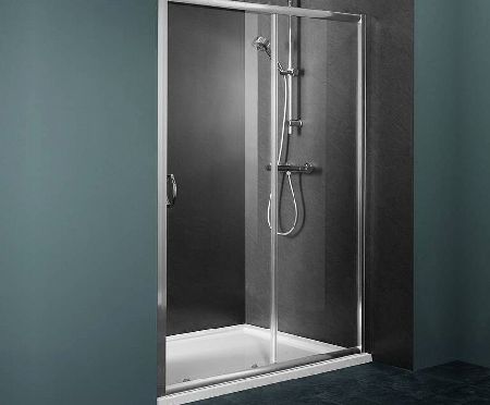 Unbranded Sliding Shower Door Enclosure Chrome Cubicle