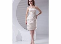 Unbranded Slim-line Strapless Backless Layered Ruffles