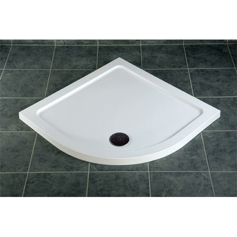 Unbranded Slimline Stone Resin Shower Tray Quadrant 100cm