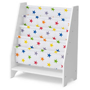 Unbranded Sling Bookcase with Rainbow Star Canvas