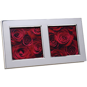 Sloane Square Double Photo Frame- Sterling Silver