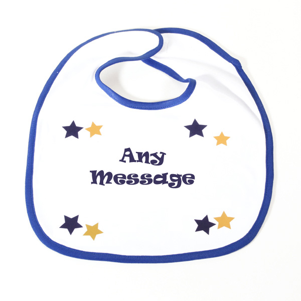 Unbranded Slogan Baby Bib - Boy