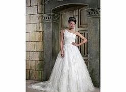 Unbranded Sloping shoulder Noble Romantic Terse Wedding