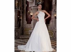 Unbranded Sloping shoulder Retro Romantic Terse Wedding