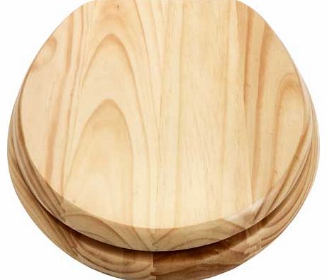 Unbranded Slow Close Toilet Seat - Natural Pine