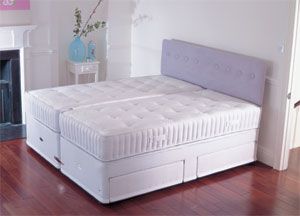Slumberland- Silver Seal 2400 Series- 4FT 6" Divan Bed