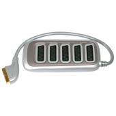 SLx Gold 5 Way Scart Selector 0.75 Metres