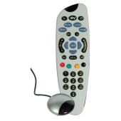 Transmits the remote control signal from a secondary location to a SKY digital satellite receiver.