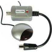 Transmits the remote control signal from a secondary location to a Sky and Sky  digital satellite re