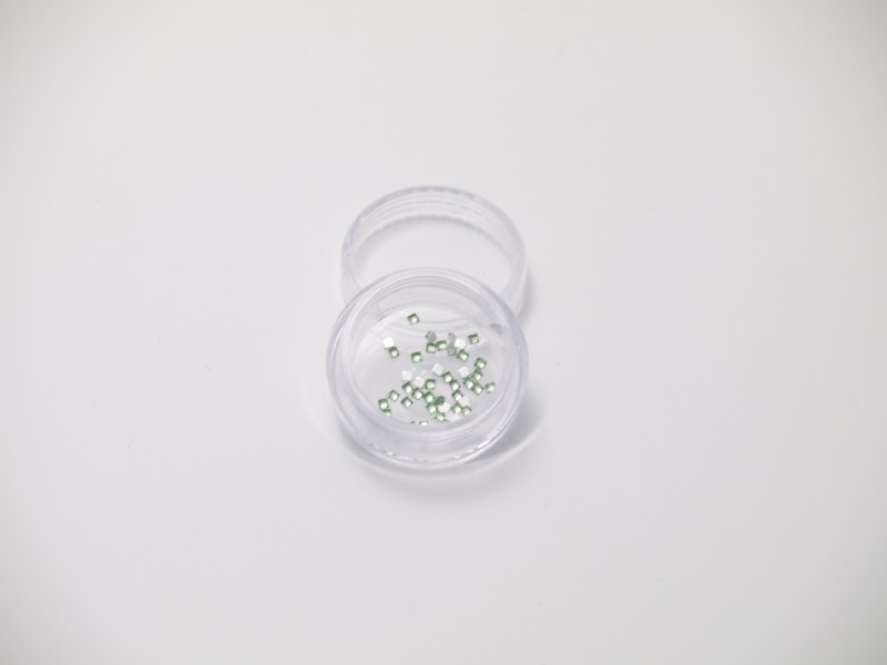 Unbranded Small Crystal Squares Light Green