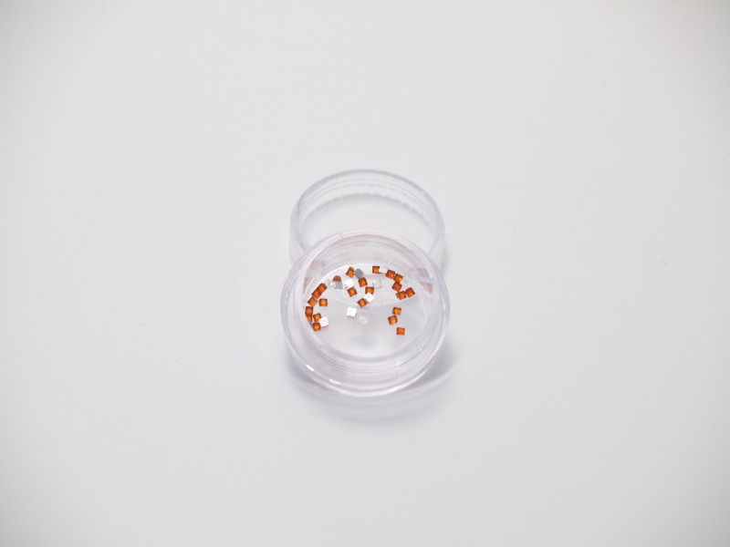 Unbranded Small Crystal Squares Orange