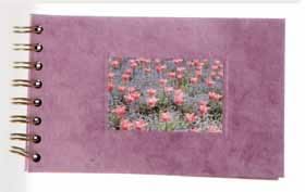 Small Hand Made Photo Album Lilac