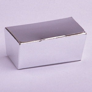 Small Silver Favor Box