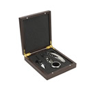 This handy flip-top Wooden Wine Gift Set is brilliant for use at home or anywhere else you may like