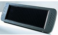 Solar auto charger means no more dead batteries.
