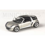 A 1/43 scale replica of the 2003 Smart Roadster Coupe. Measures approximately 4`` (10cm) in length