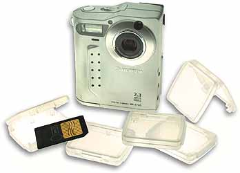 Smartmedia or CompactFlash Card Boxes 5 Pack - CLEARANCE Camera Accessorie