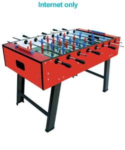 Unbranded Smile Table Football Game - Red