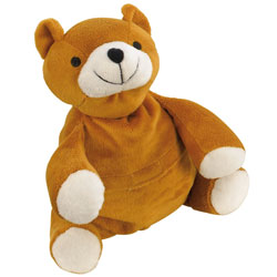 Unbranded Snoozie Friends Hot Wheat Bags - Bear